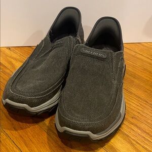 Skechers Men's Charcoal Slip-On Loafers